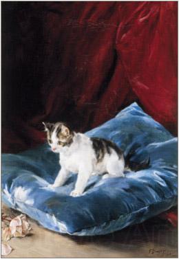 Francisco Domingo Marques Cat Germany oil painting art
